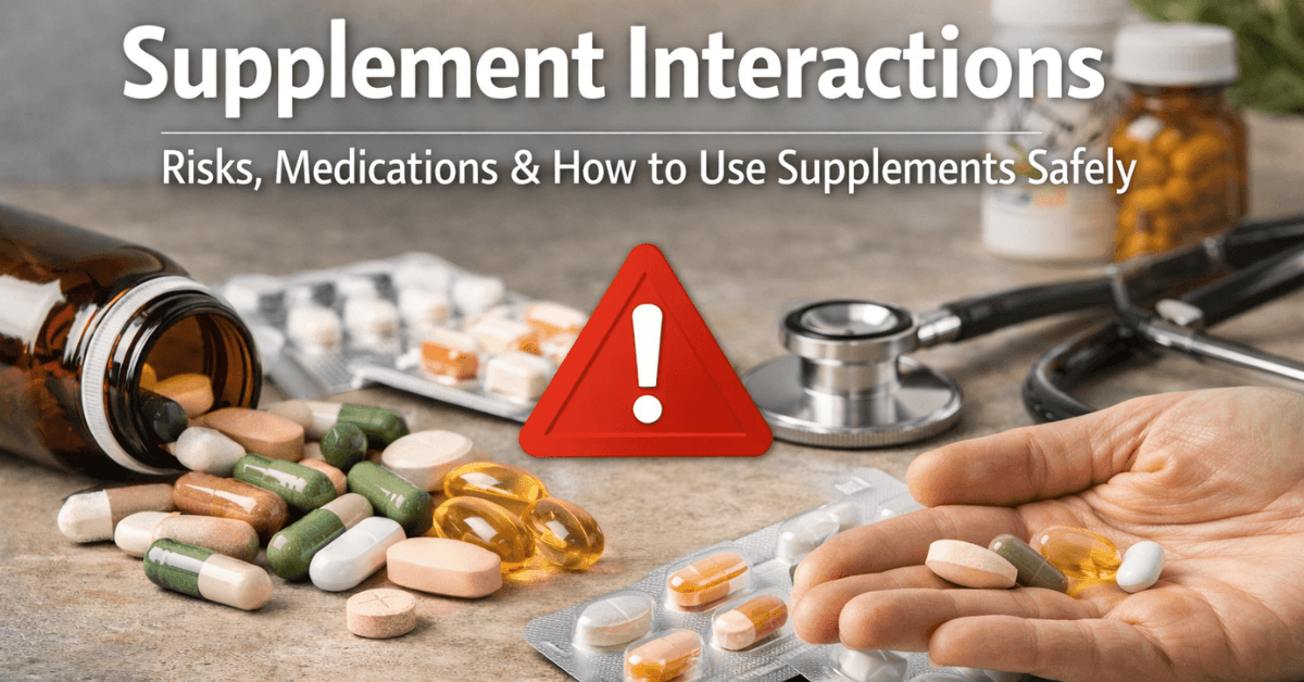 Supplement Interactions: How Supplements Can Interact with Medications and Other Compounds