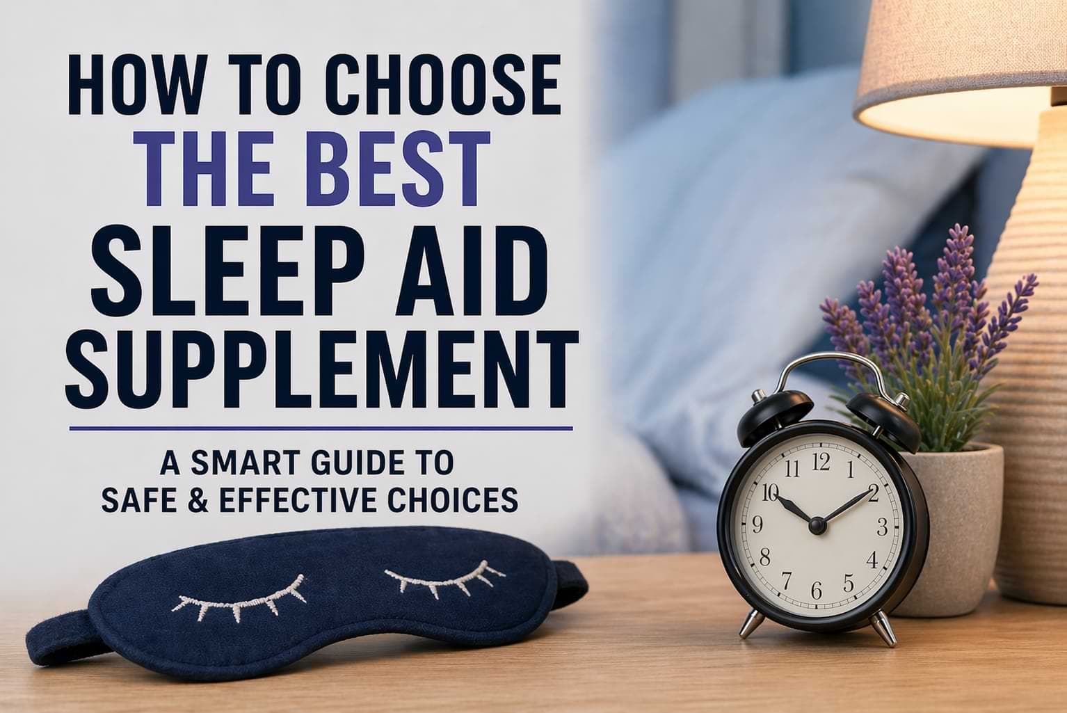 How to Choose a Sleep Aid Supplement Safely
