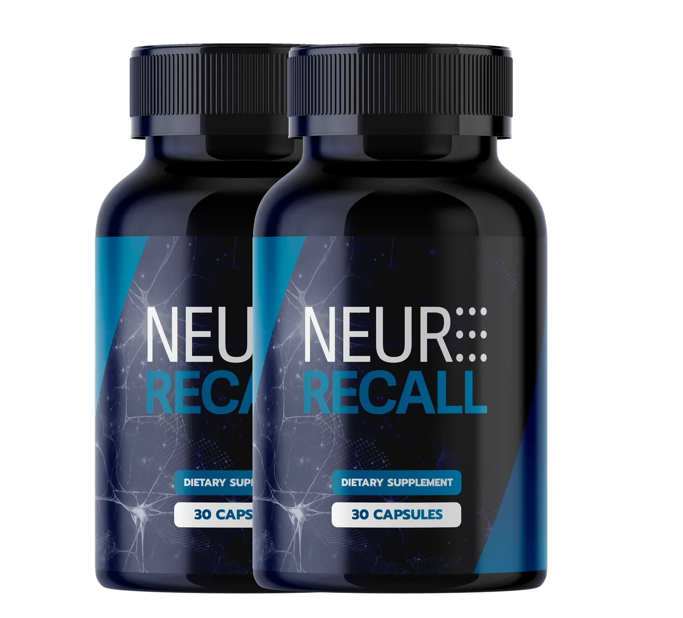 NeuroRecall supplement bottle, the actual product photo from the seller's own page
