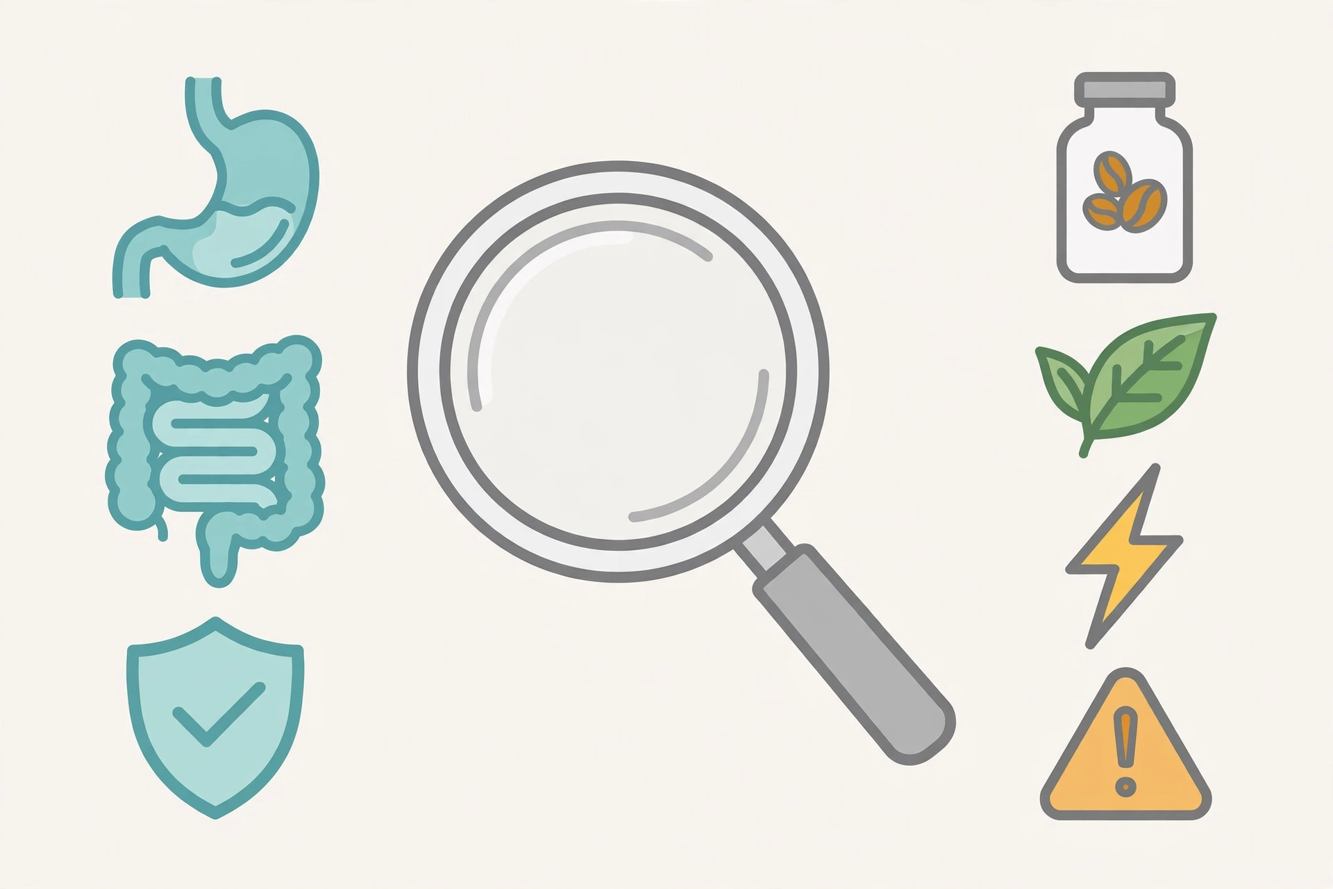 Infographic comparing Digest Flow's digestive-health marketing with its stimulant weight-loss formula