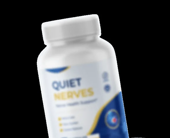 Two bottles of the Quiet Nerves supplement shown side by side