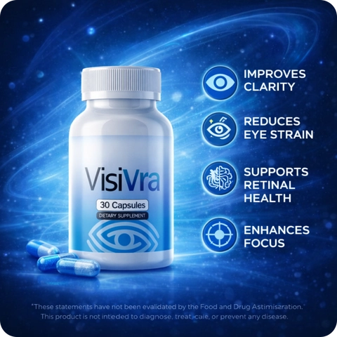 Single bottle of VisiVra capsules as shown on the seller's page, labeled 30 capsules dietary supplement